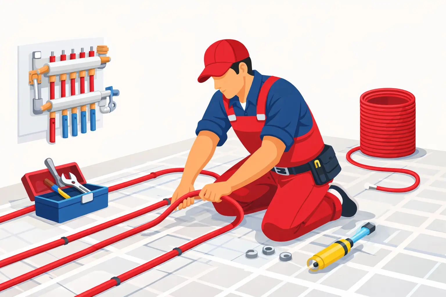 Instalacja ogrzewania podłogowego w Poznaniu i okolicy.